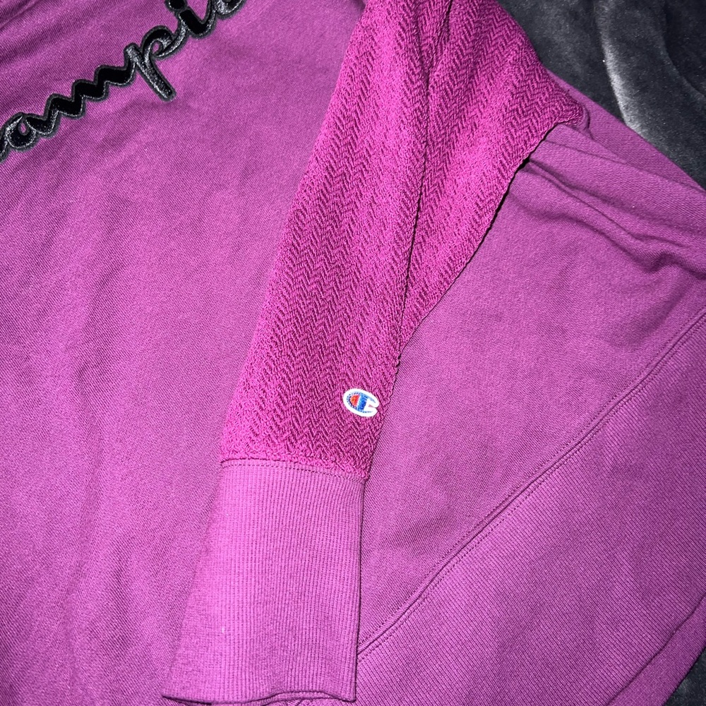 Champion Venetian Purple Plus Heritage Herringbone Sweatshirt Size 1X NWT - Picture 5 of 10